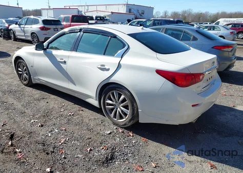 2015 Infiniti Q50 Premium from USA, damaged, VIN JN1BV7ARXFM392604